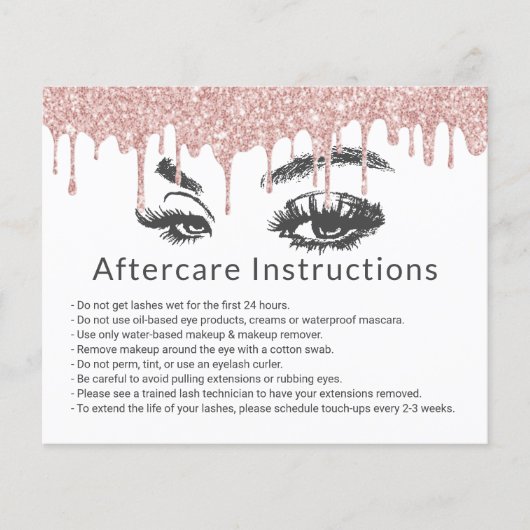 Eyelash Makeup Artist Flyer (Vorne)