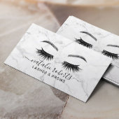 Eyelash Makeup Artist Lashes & Brows Salon Marmor Visitenkarte