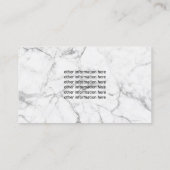 Eyelash Makeup Artist Trendy Marbella Beauty Salon Visitenkarte (Rückseite)