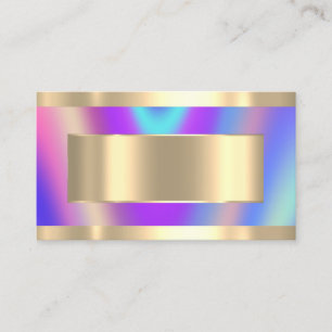 Eyelash Makeup QR Code Logo-Holograph Visitenkarte