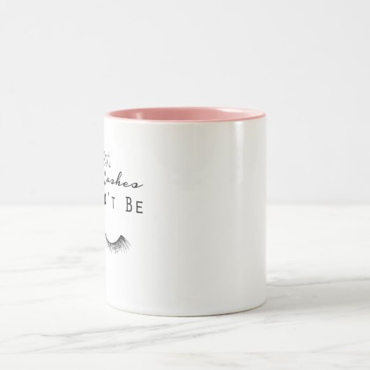 Eyelash Makeup Typografy Tasse (Mittel)
