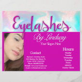 Eyelash Services Marble Glitzer Session Broschüre (Hinten)