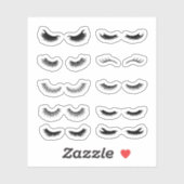 Eyelash Stickers Aufkleber (Blatt)