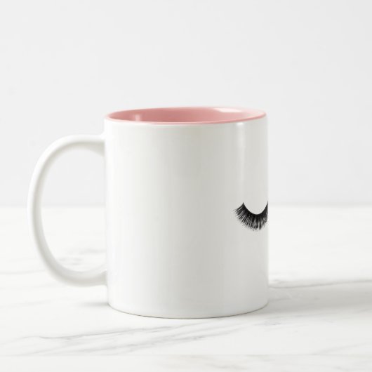 Eyelash-Tasse Zweifarbige Tasse (Links)