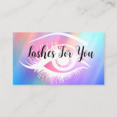 Eyelash Technician Lashologist Business Cards Visitenkarte (Vorderseite)