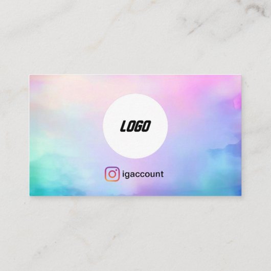 Eyelash Visitenkarte (Rückseite)