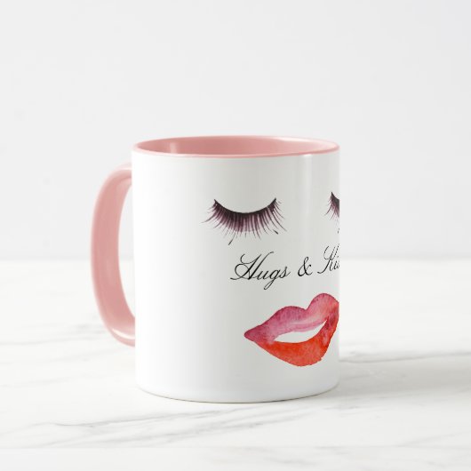 Eyelashes and Lips    Tasse (Vorderseite Links)