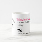 Eyelashes bricht Permanent Makeup Artist Eyes Lash Kaffeetasse (Mittel)