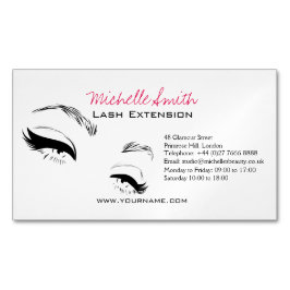 Eyelashes bricht Permanent Makeup Artist Eyes Lash Magnetische Visitenkarte