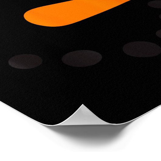 Eyelashes Christmas Outfit Snowman Face Costume Gi Poster (Ecke)