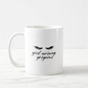 Eyelashes-guter Morgen-herrliche Kaffee-Tasse Kaffeetasse