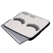Eyelashes Laptopschutzhülle (Vorne Knopf)