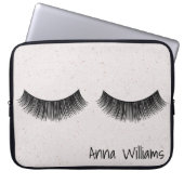 Eyelashes Laptopschutzhülle (Vorderseite)