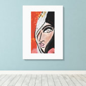 Eyelashes Leinwanddruck (Insitu (Holzboden))