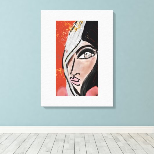 Eyelashes Leinwanddruck (Insitu (Holzboden))