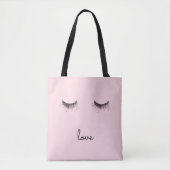 Eyelashes-Liebe Tasche (Vorderseite)