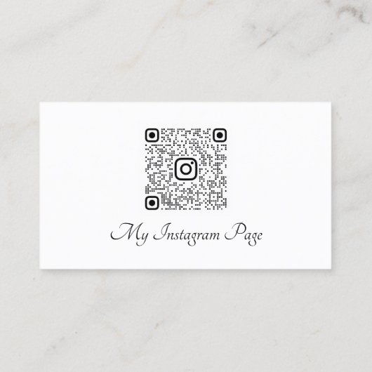 Eyelashes Makeup Microblade Qr-Code Rainbow Visitenkarte (Rückseite)