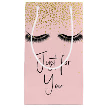 Eyelashes mit Gold Glitzer