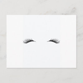 Eyelashes Postkarte