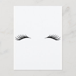 Eyelashes Postkarte