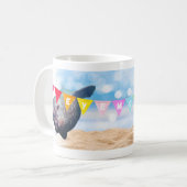 Eyemouth Bejagung mit Siegel und Seagull Kaffeetasse (Vorderseite Links)