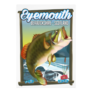 Eyemouth Berwickshire Schottland Angelposter. Fotodruck