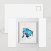 Eyeore Postkarte (Vorne/Hinten)