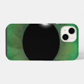 eyePhone grünes Auge iPhone Hülle (Rückseite (Horizontal))