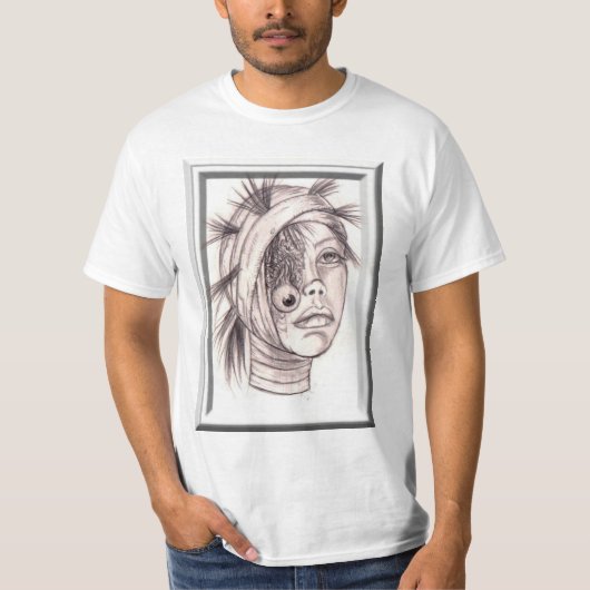 EYERIS GERAHMTER KUNST-JACK JOYA T-Shirt (Vorderseite)