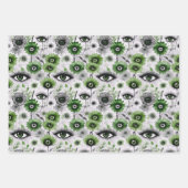 Eyes and Lashes Watercolor Florals Geschenkpapier Set (Vorderseite 2)