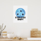 Eyes Eyes Baby Funny Ice Eyeballs Pub Poster (Küche)