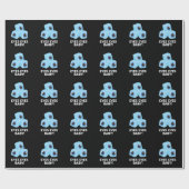 Eyes Eyes Baby Funny Ice Eyeballs Puff Dark BG Geschenkpapier (Flach)