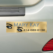Eyes Gold Makeup Autoaufkleber (Auf Auto)