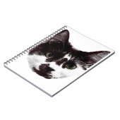 Eyes in the Margins | Cat Face Notizblock (Linke Seite)