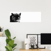 Eyes Jaguar Pop Art Poster (Heimbüro)