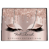 Eyes Lashes Funkelnd Tropfen Makeup Beauty Bridal Große Geschenktüte (Vorderseite)