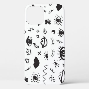 Eyes Motif: Trendy Vintages Muster Case-Mate iPhone Hülle