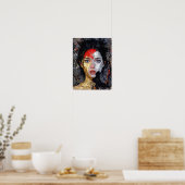 Eyes Of The Ember – „Embers Portrait“ Poster (Küche)