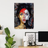Eyes Of The Ember – „Embers Portrait“ Poster (Heimbüro)