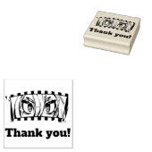 Eyes, ogen thank you! gummistempel (Stempel)