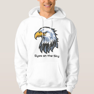 „Eyes on the Sky“-Adler-Hoodie Hoodie