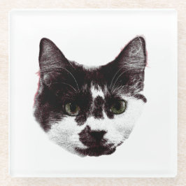 Eyes on Your Drink | Cat Face Glasuntersetzer