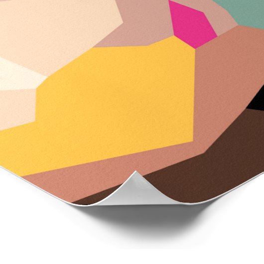 Eyes Pop Art Poster (Ecke)