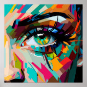 Eyes Pop Art Poster (Vorne)