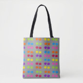 Eyes Rainbow Pattern Bright Tasche (Vorderseite)