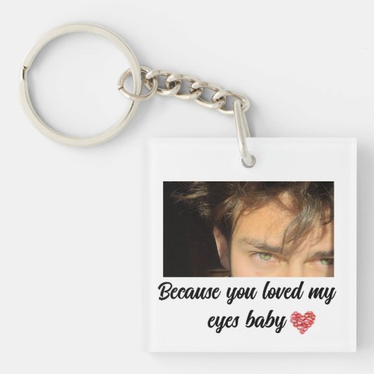 Eyes T - Shirt Schlüsselanhänger (Vorderseite)