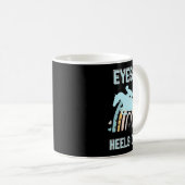 Eyes Up Heelses Down - Fun Horseback Riding Kaffeetasse (VorderseiteRechts)