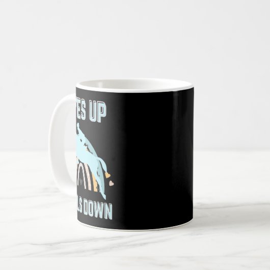 Eyes Up Heelses Down - Fun Horseback Riding Kaffeetasse (Vorderseite Links)