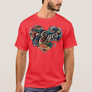 Eyes VIGNETTE VINTAG FARBE T-Shirt