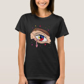 Eyes With Philippines Flag for Philippine People F T-Shirt (Vorderseite)